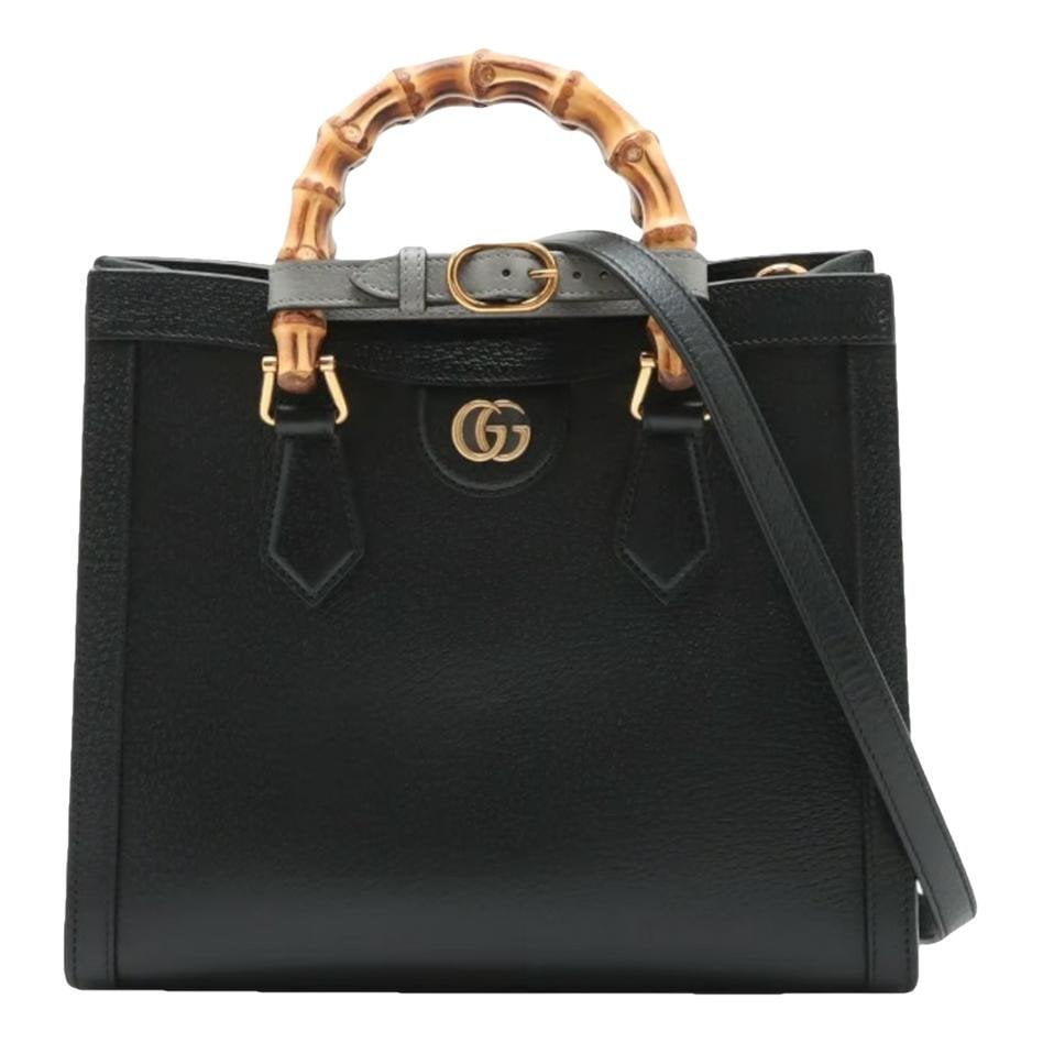 Diana Bamboo leather tote
