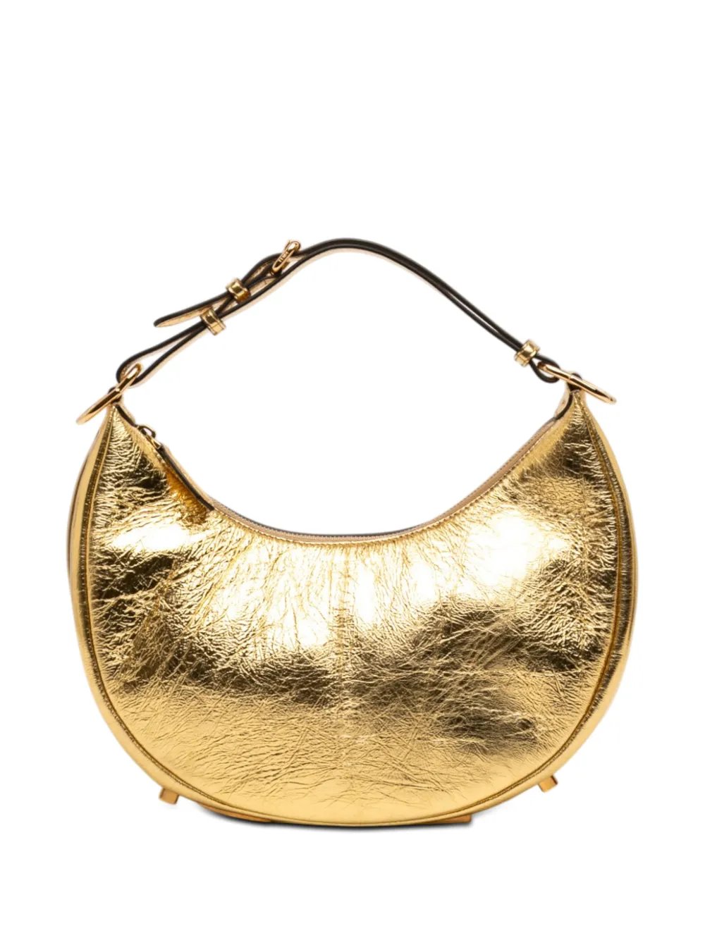 2010-2026 Small Metallic Leather Fendigraphy hobo bag
