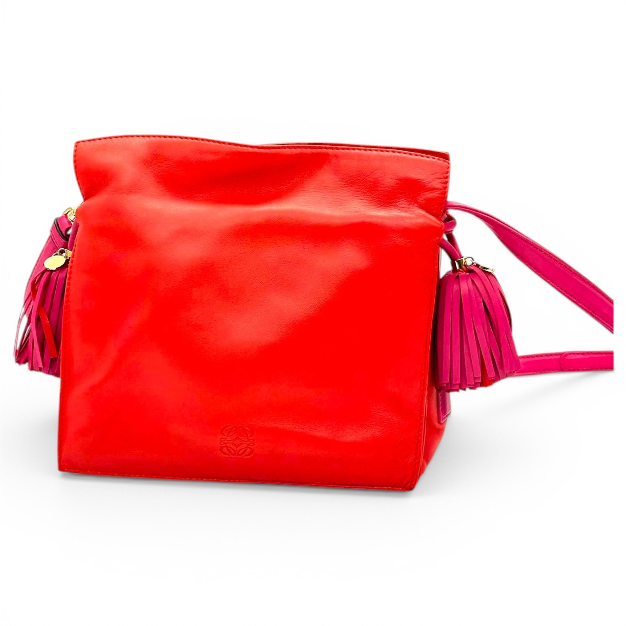 Flamenco leather handbag