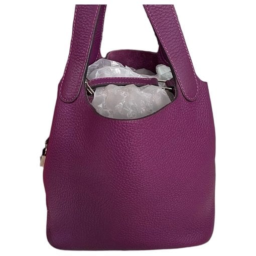 Picotin leather handbag