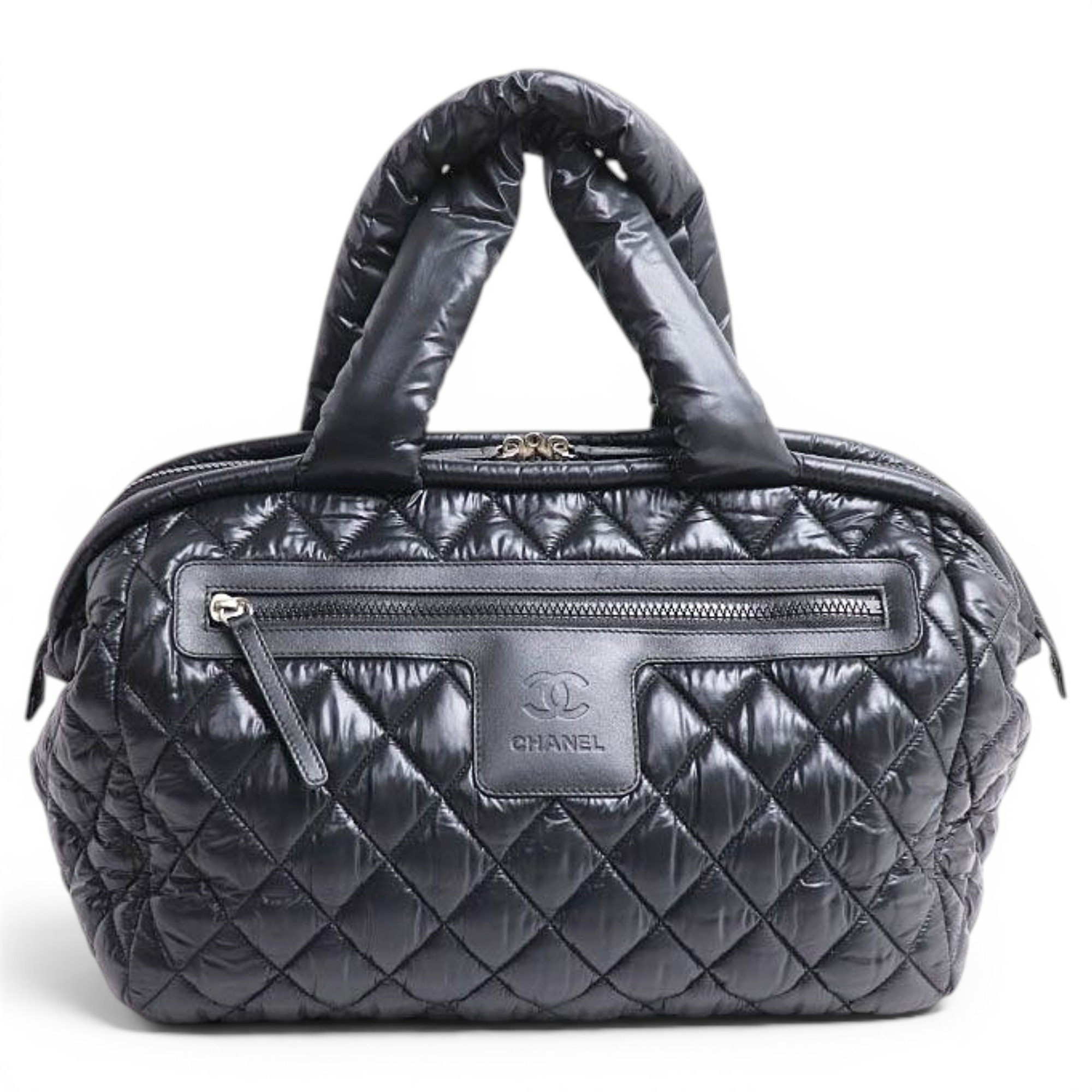 Cocoon leather handbag