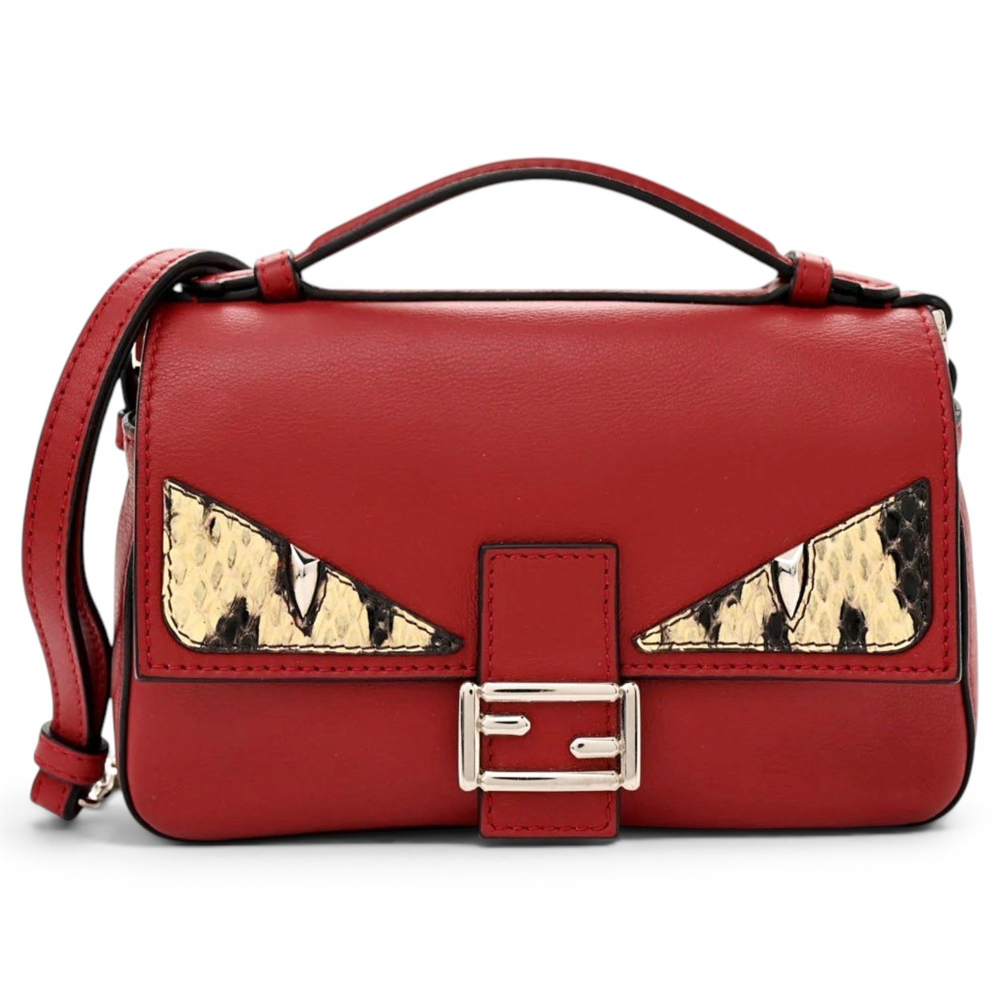 Baguette leather handbag