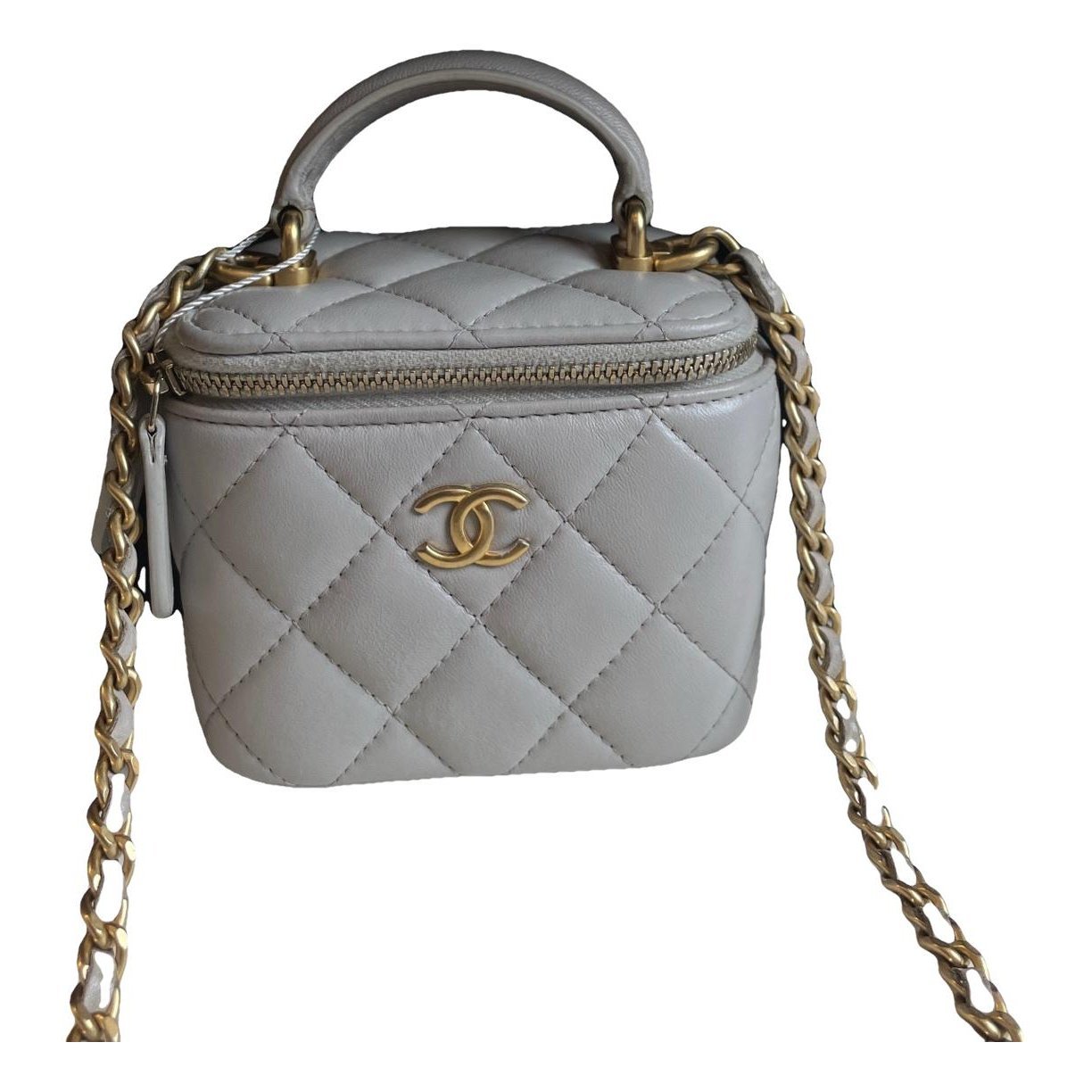 Trendy CC Vanity leather handbag
