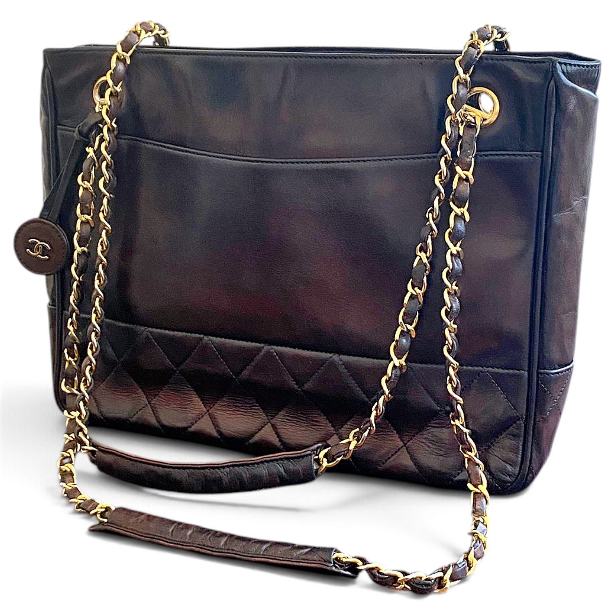 Petite Shopping Tote leather tote
