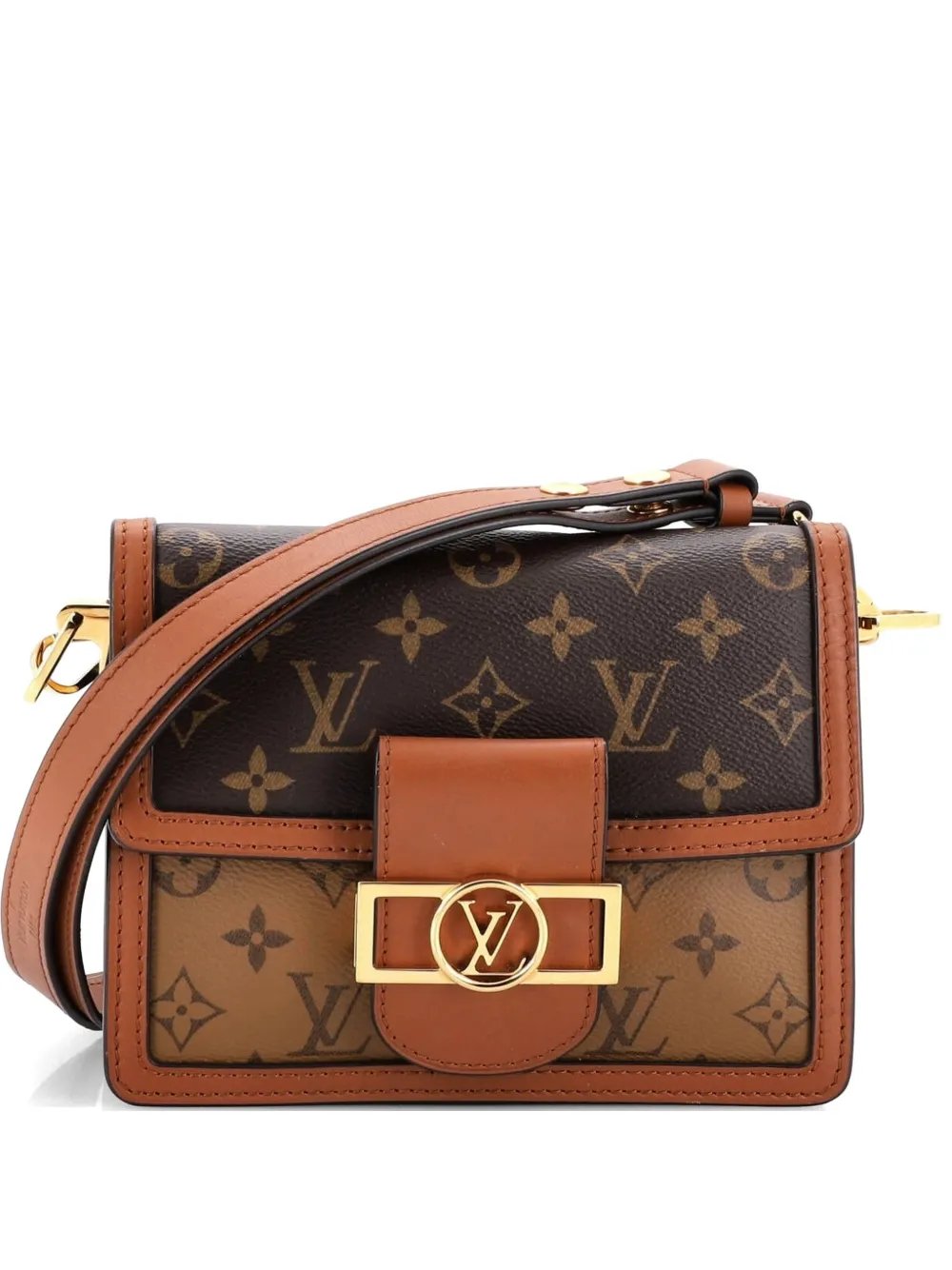 Dauphine Shoulder Bag Reverse Monogram Canvas Mini crossbody bag