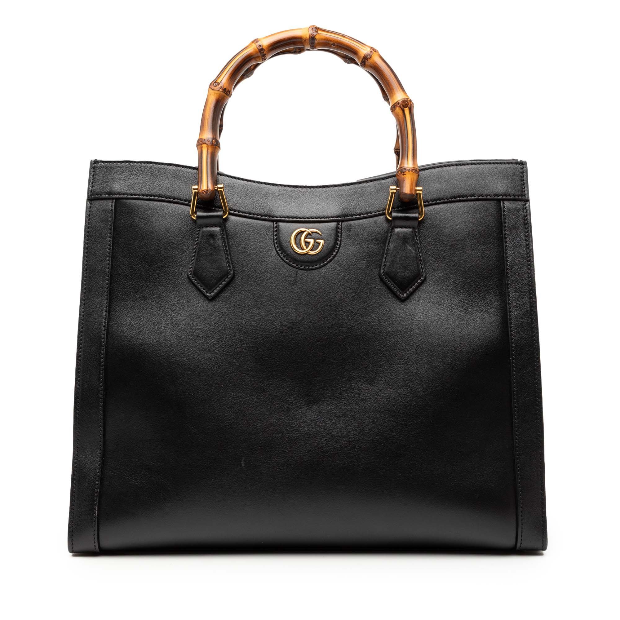 Bamboo pony-style calfskin handbag
