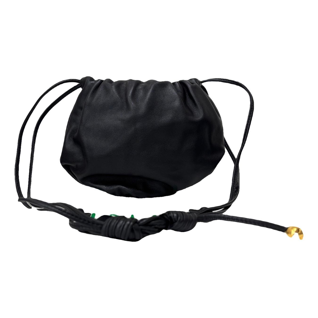 Pouch leather handbag