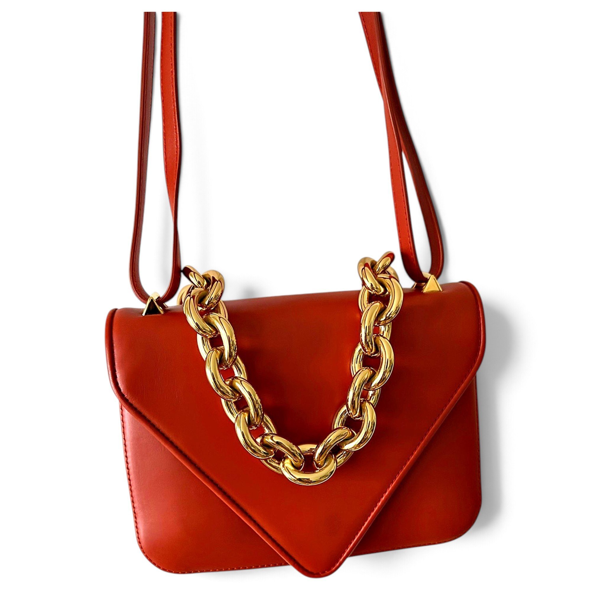 Mount leather handbag