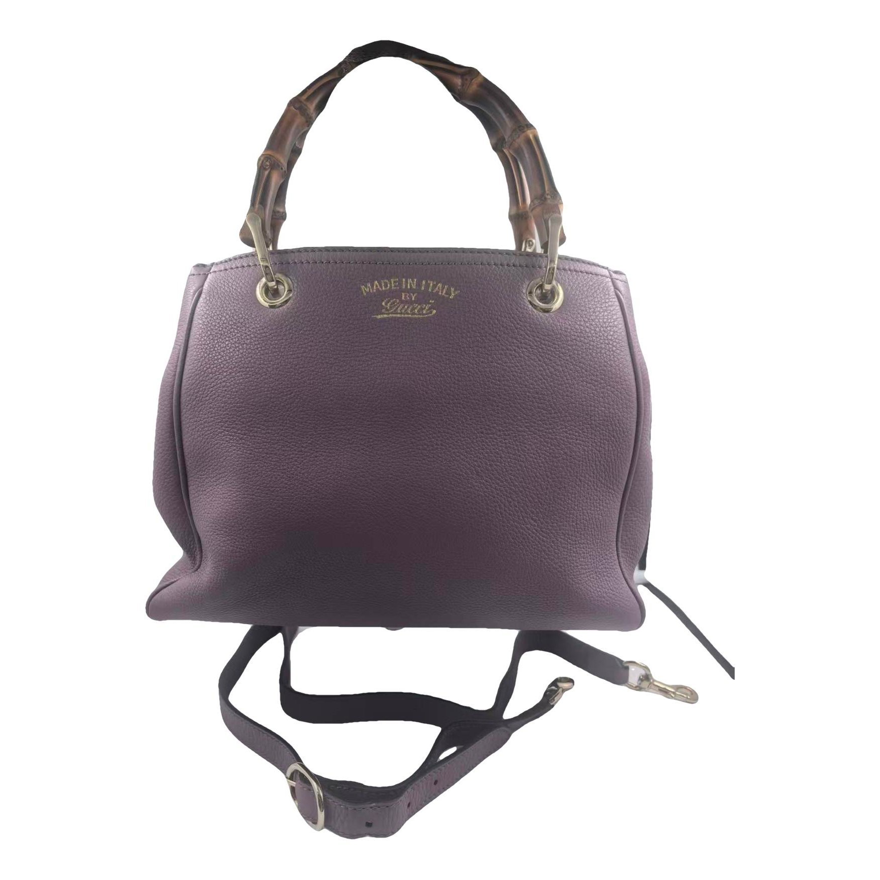 Bamboo leather bag