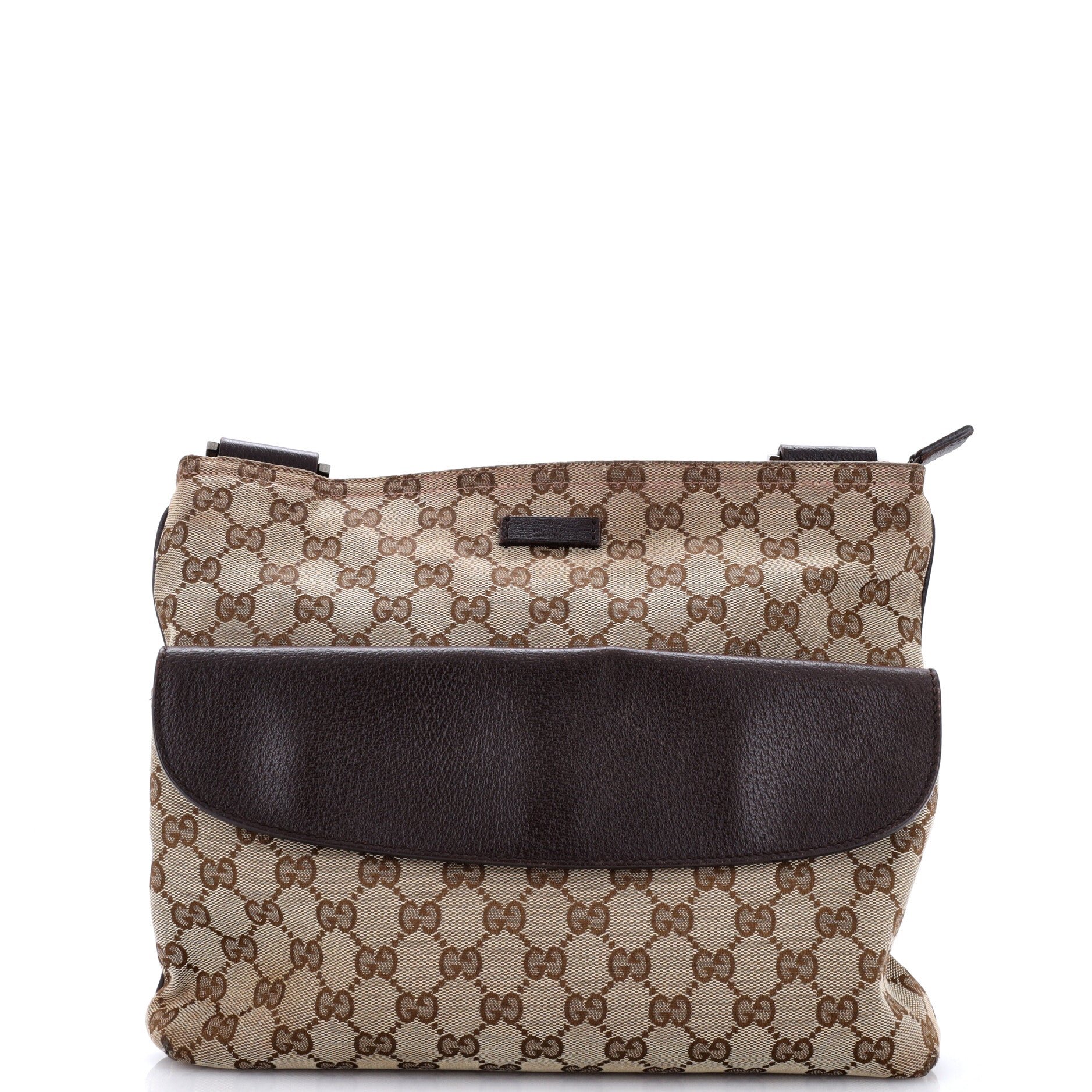 Front Pocket Messenger Bag GG Canvas Medium