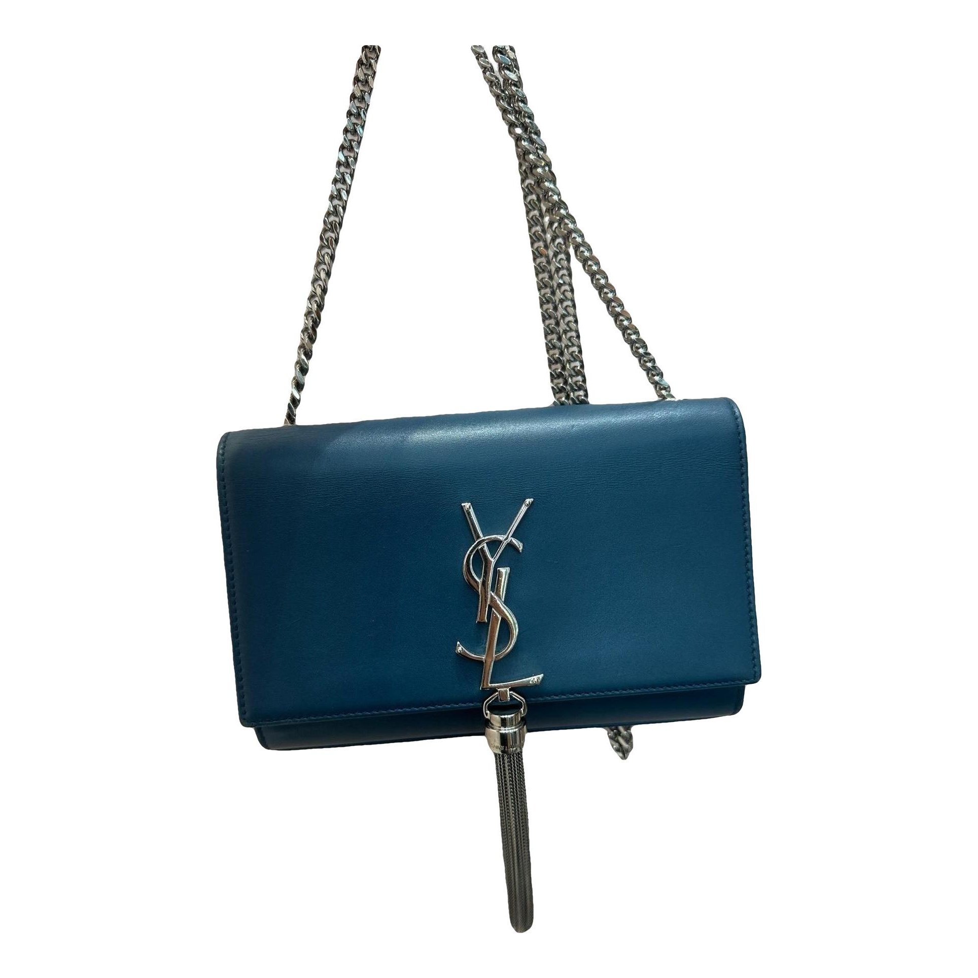 Pompom Kate leather handbag