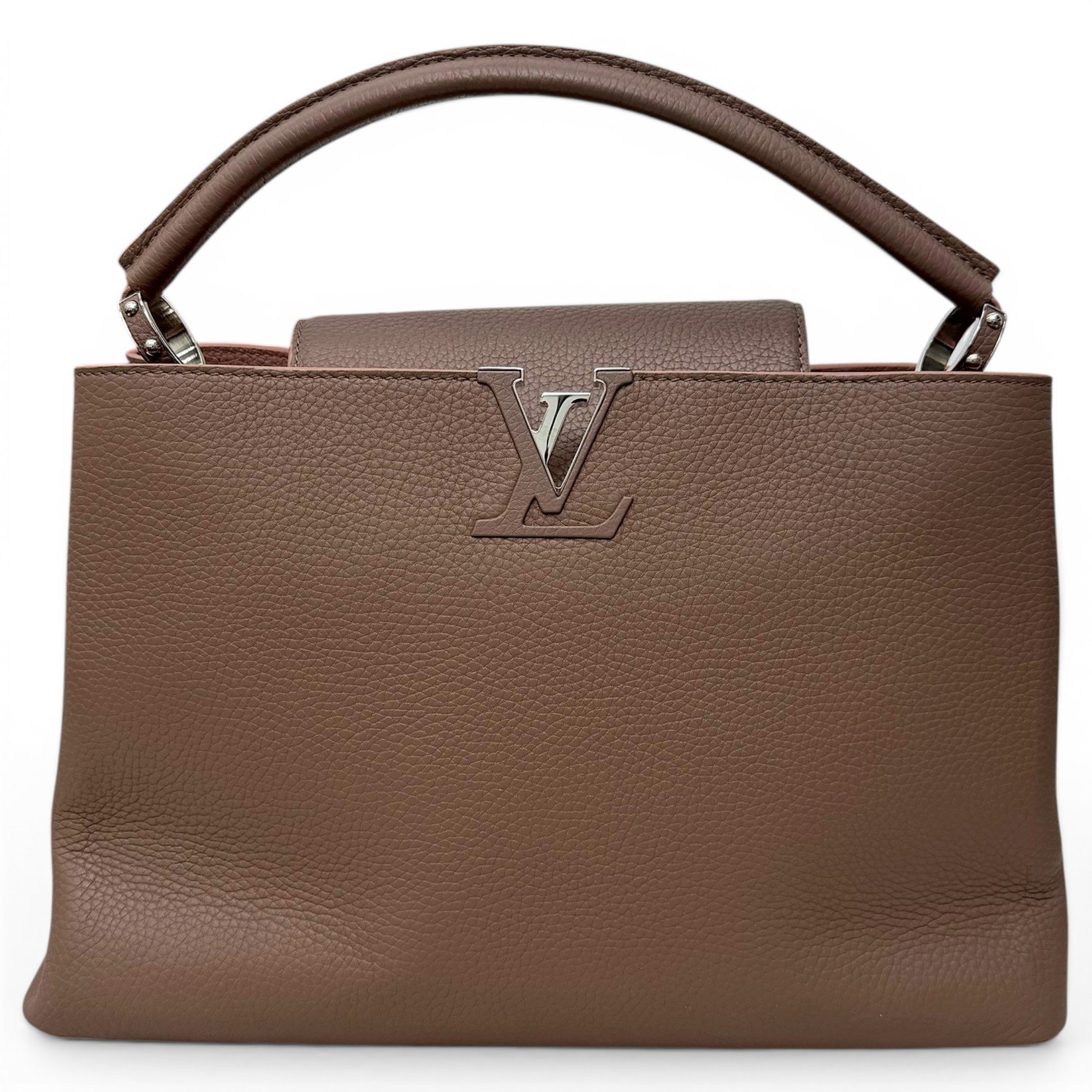 Capucines leather handbag