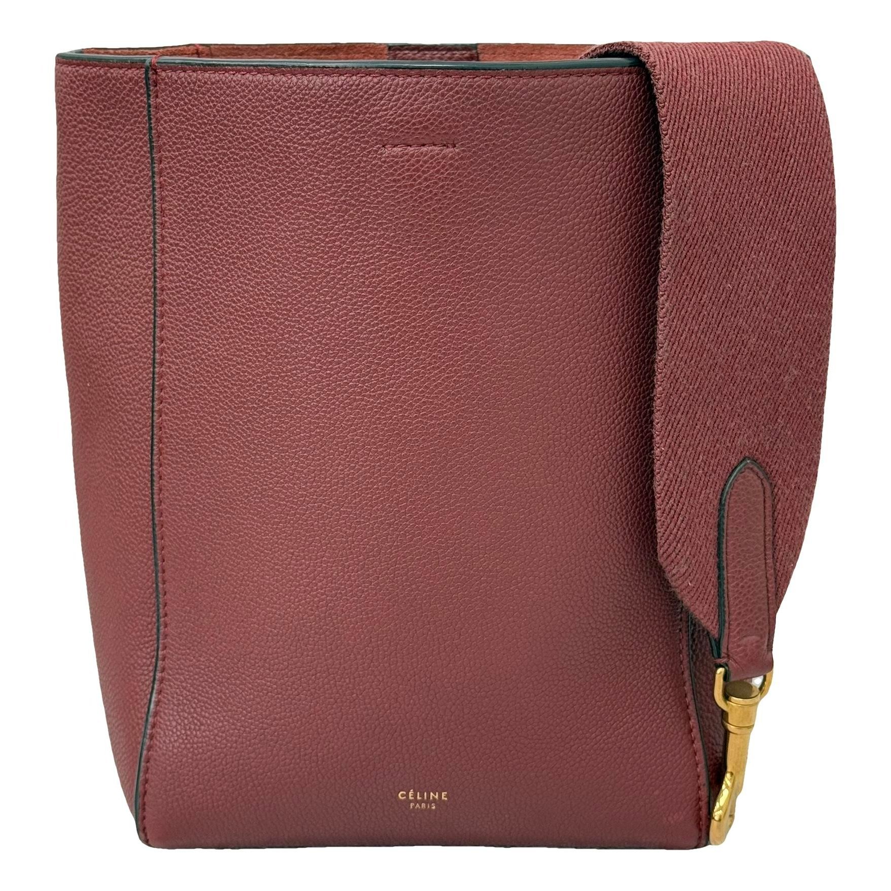 Seau Sangle leather handbag