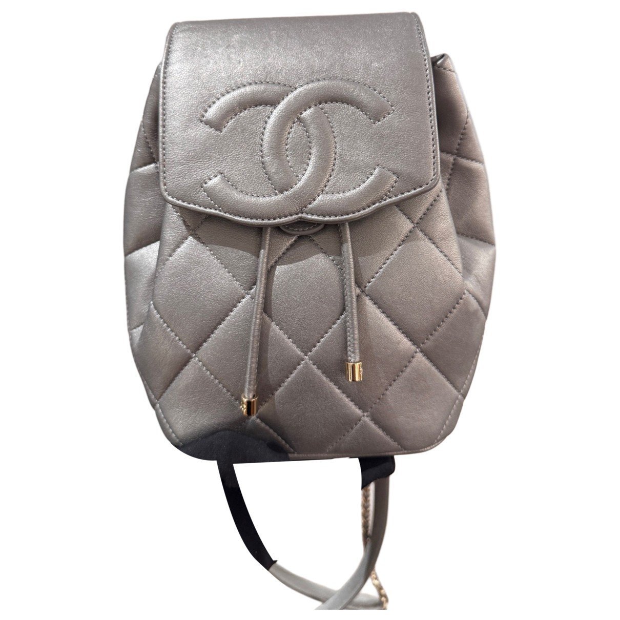 Leather backpack