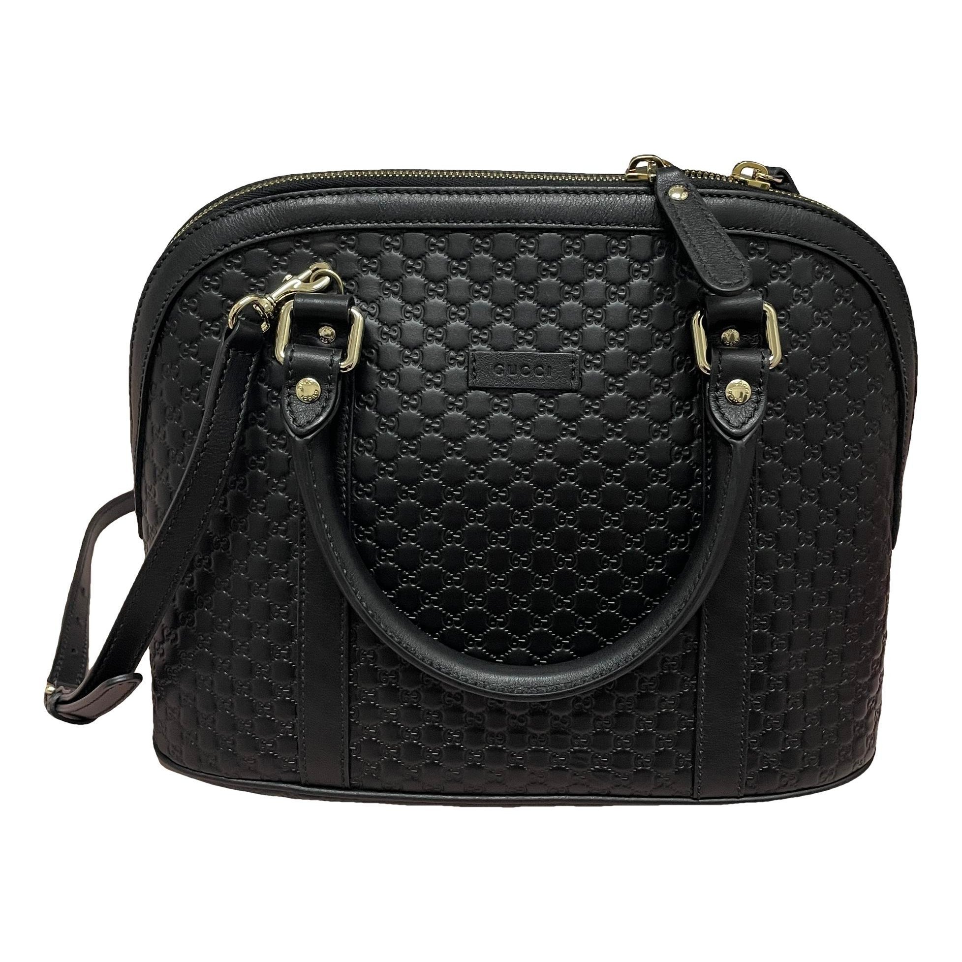 Dôme leather crossbody bag