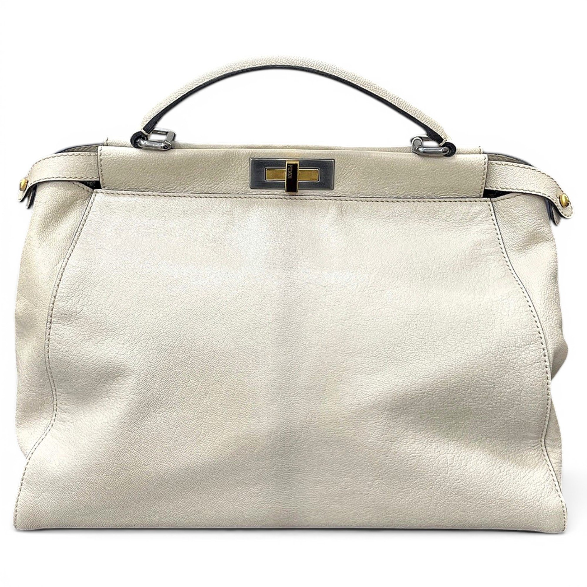 Peekaboo leather handbag