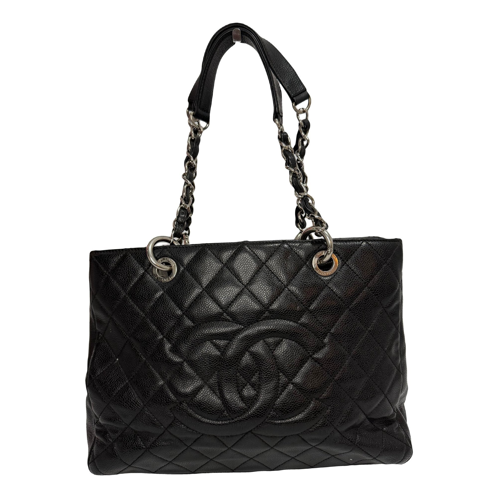 Grand shopping leather tote