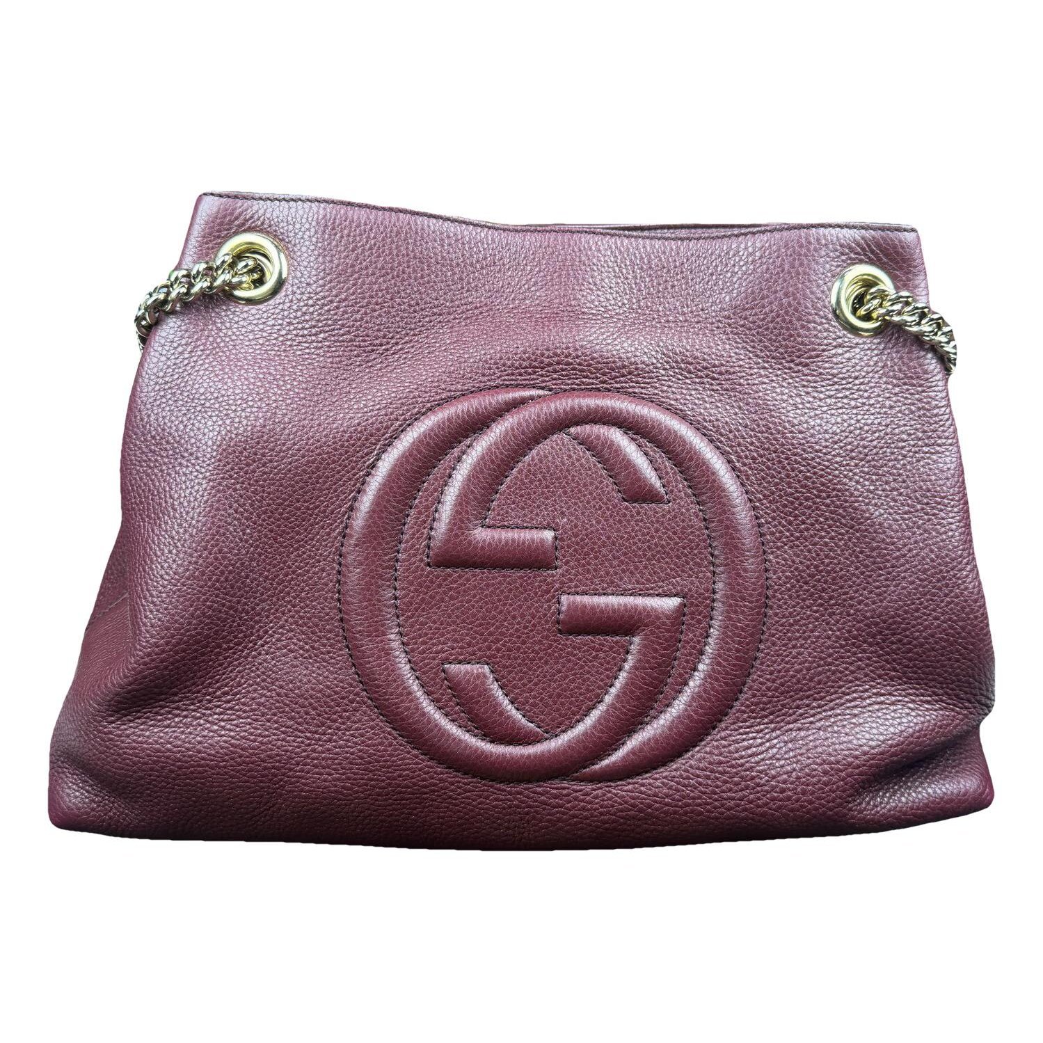 Leather tote