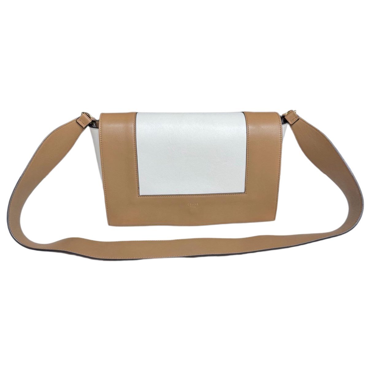 Frame leather crossbody bag