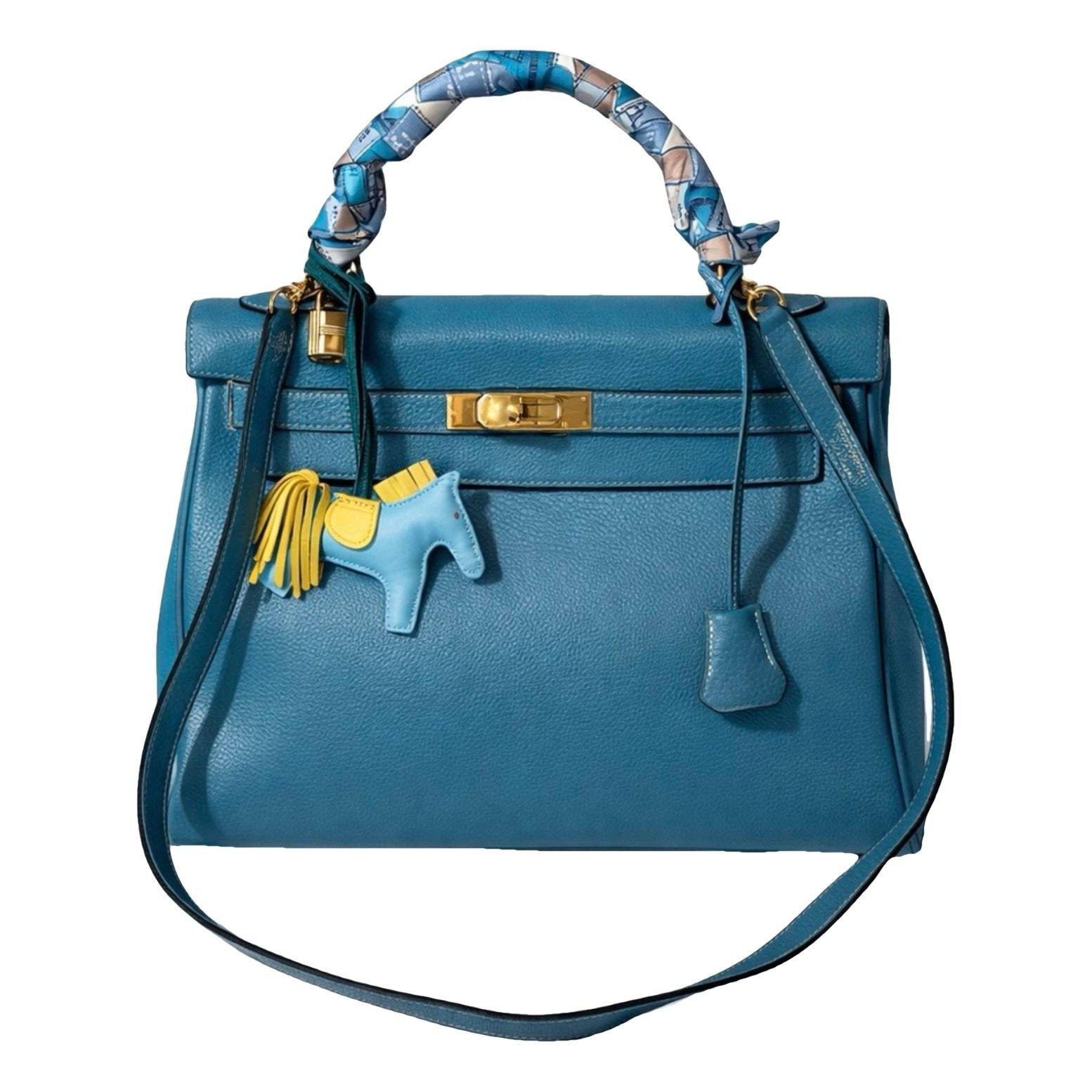 Kelly 32 leather handbag
