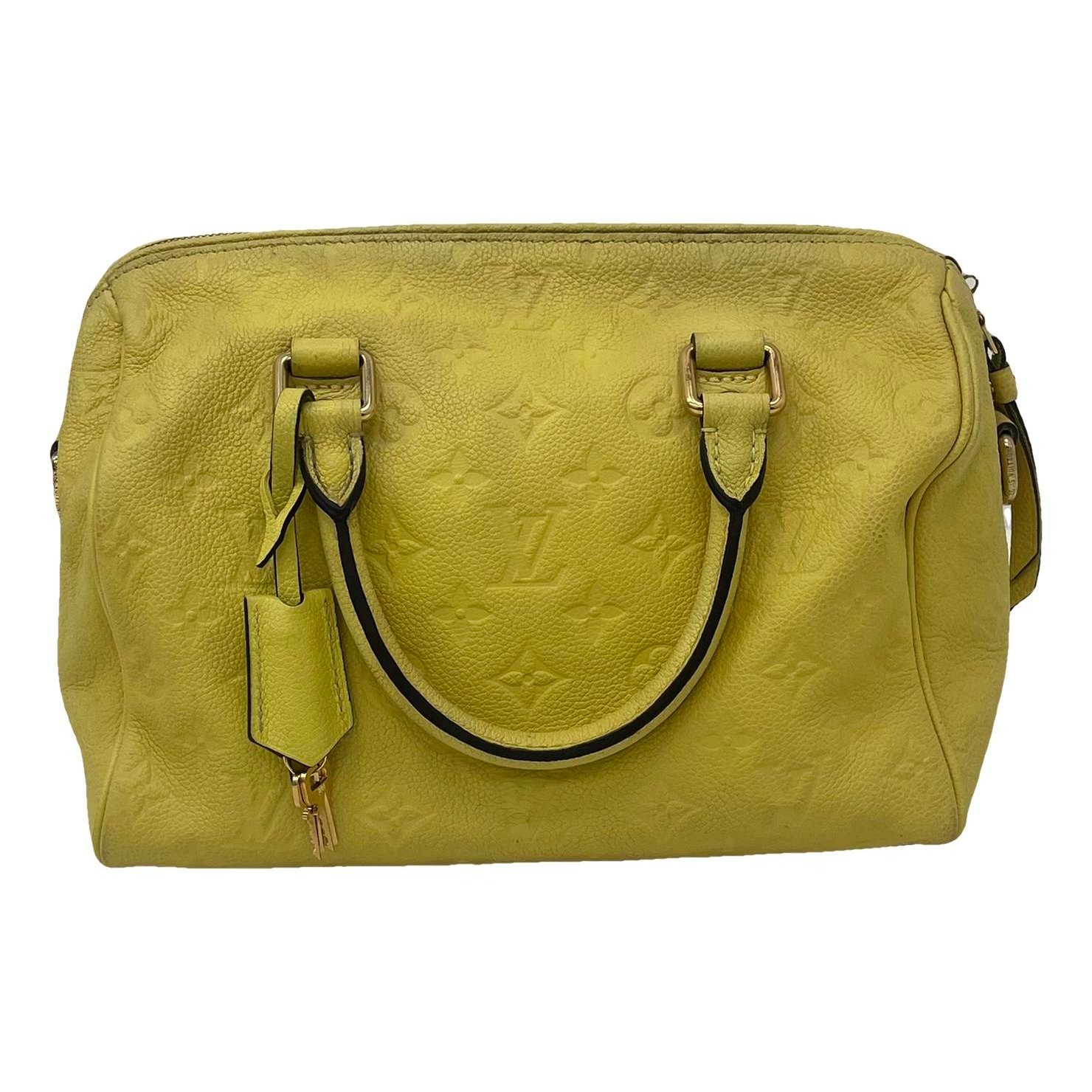 Speedy leather handbag