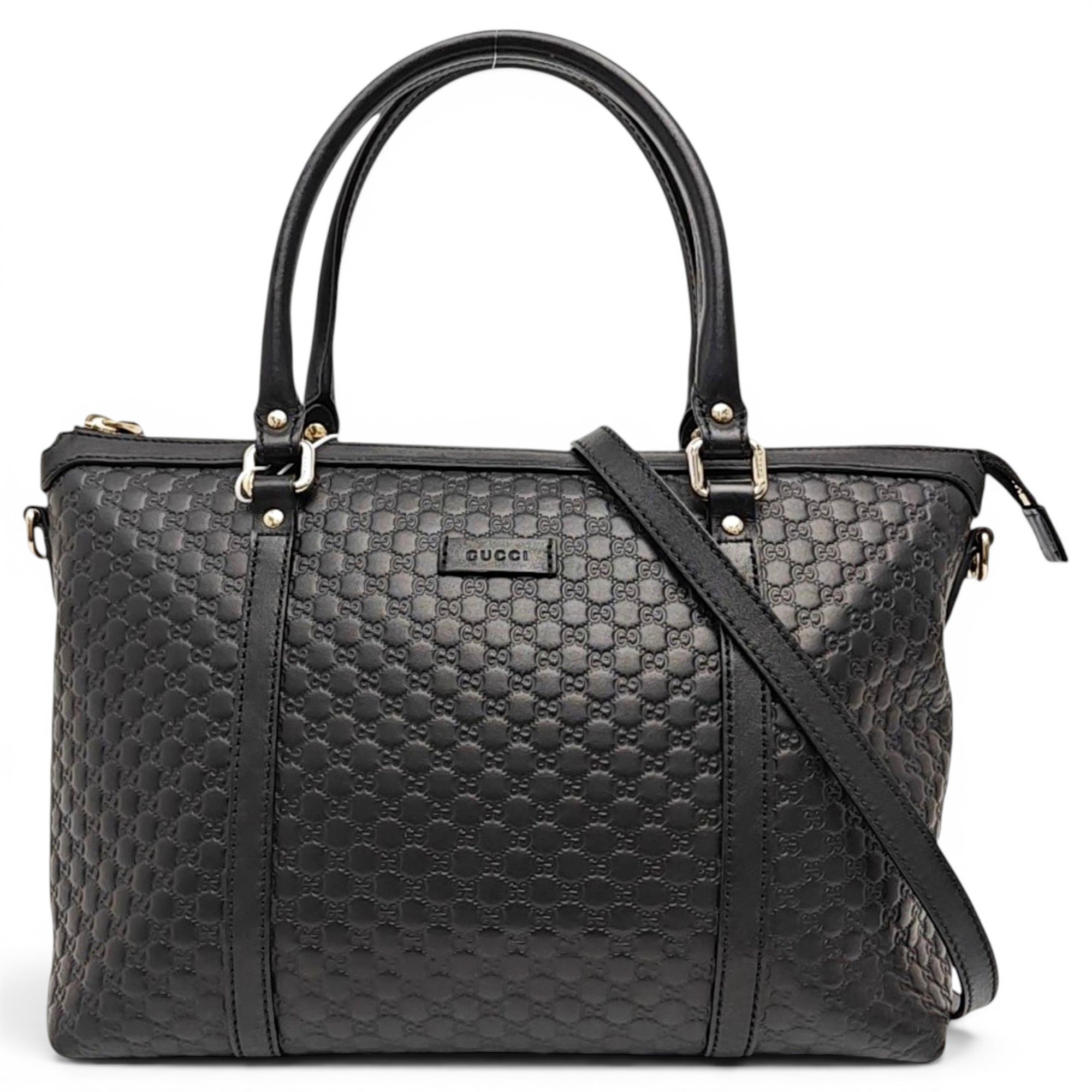 Dôme leather handbag