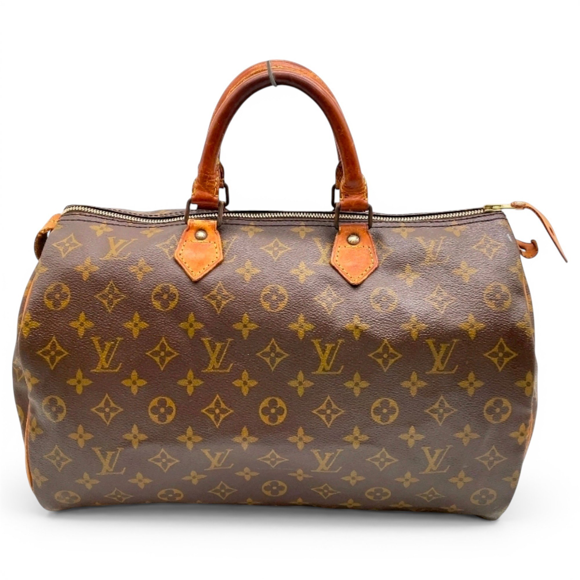 Speedy leather handbag