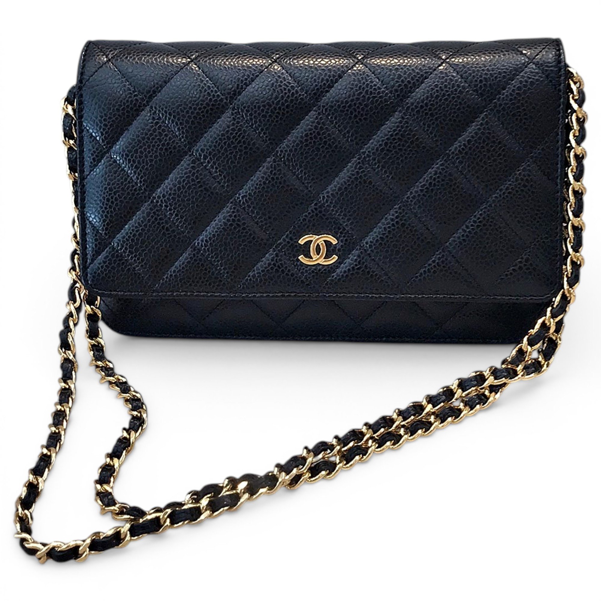 Wallet On Chain Timeless/Classique leather crossbody bag