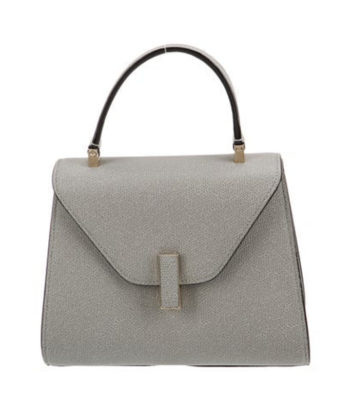 Valextra Leather Top Handle Bag