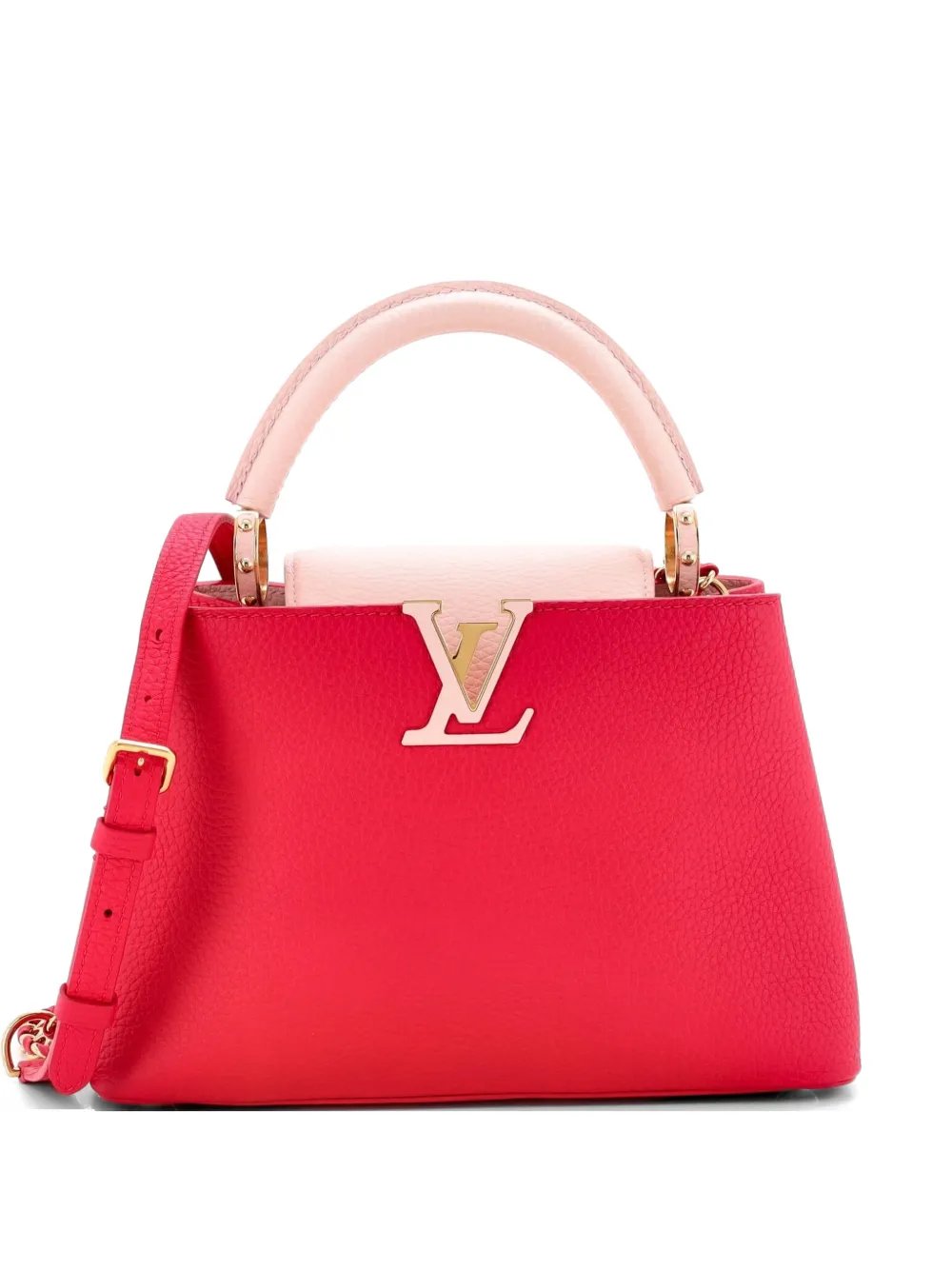 Braided Chain Capucines Bag Taurillion Leather BB satchel