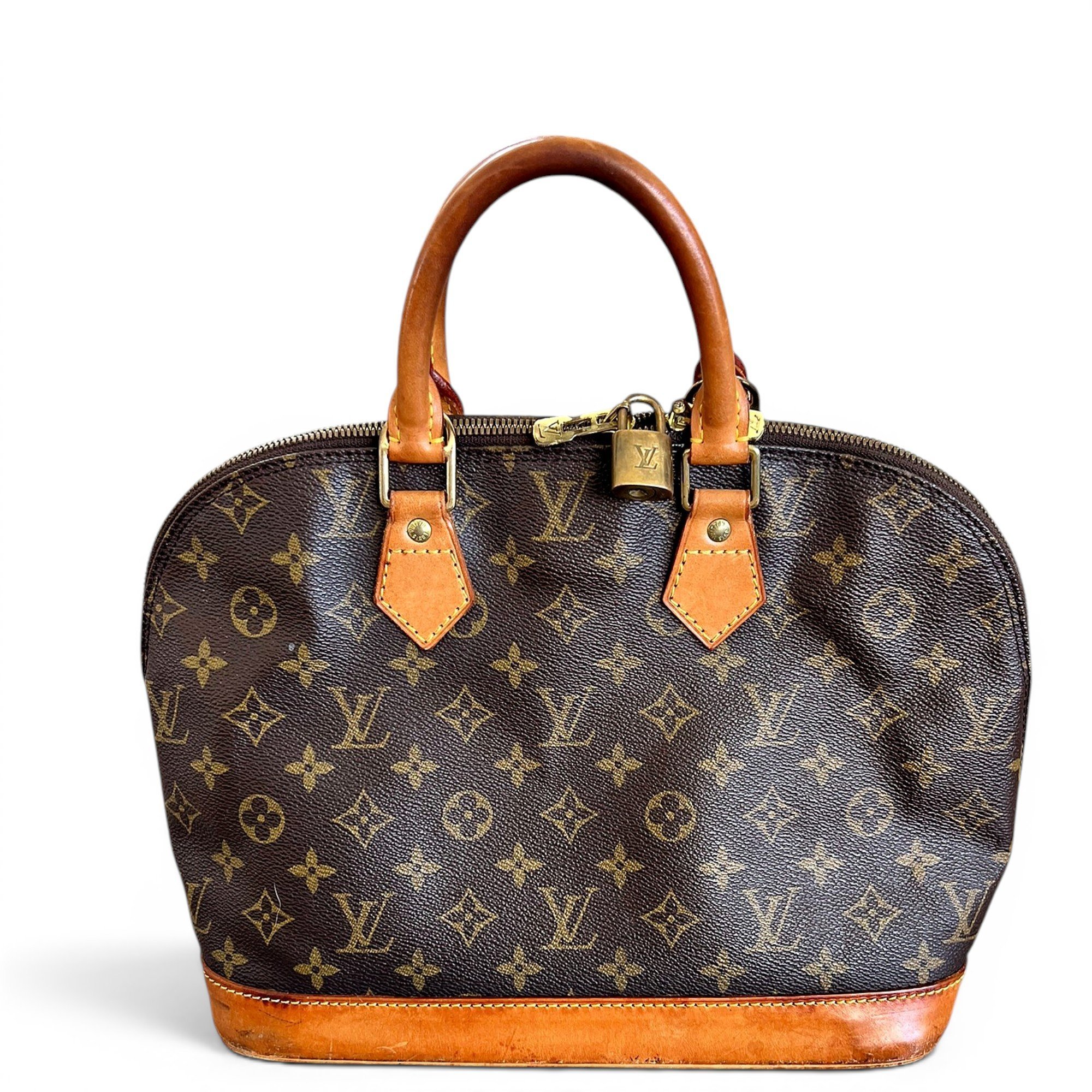 Alma leather handbag