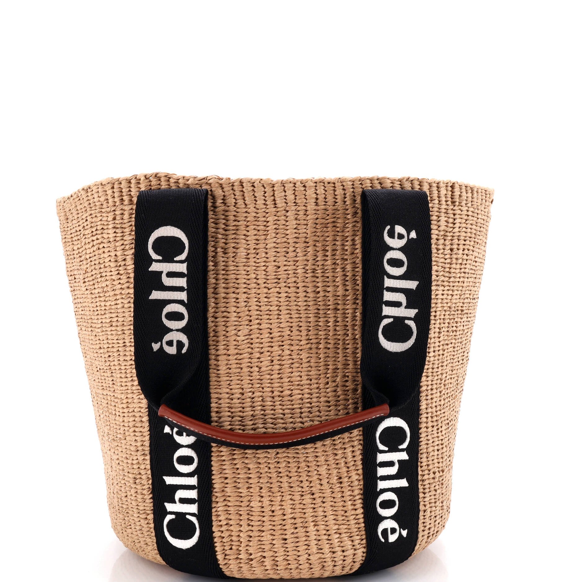 Chloe x Mifuko Woody Tote Raffia Large
