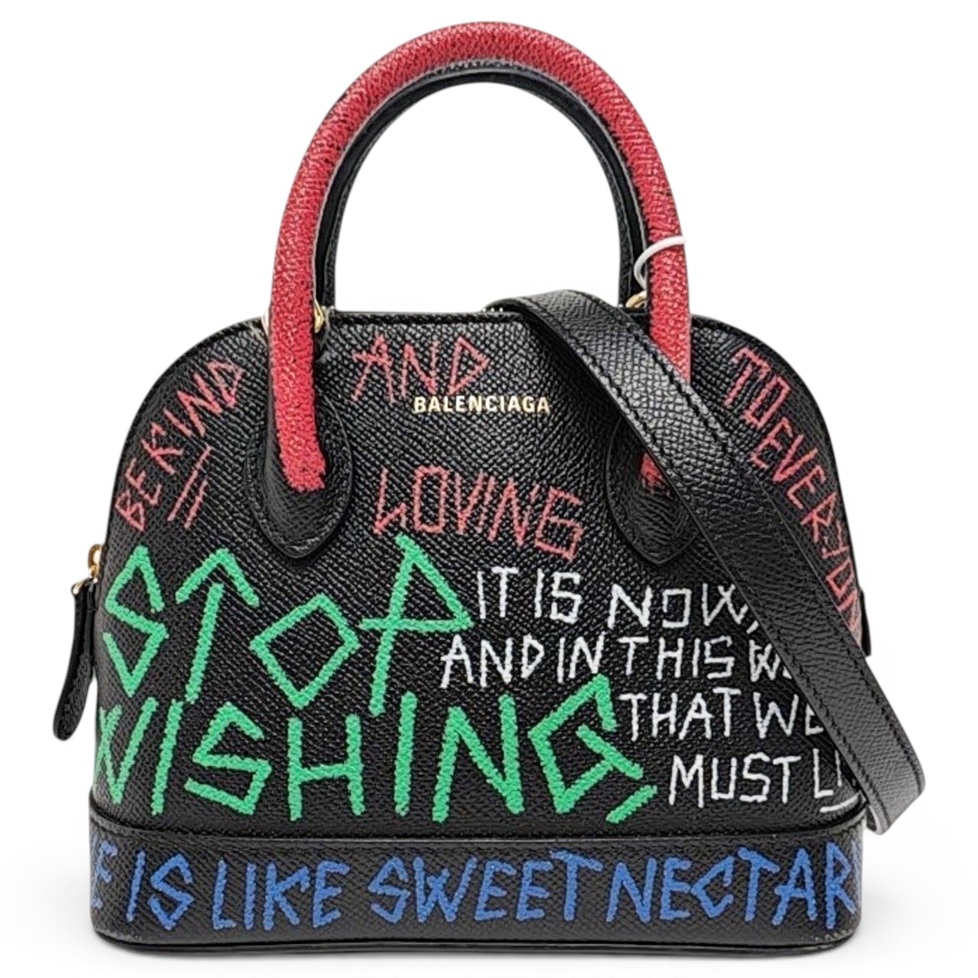 Balenciaga Ville Day leather handbag