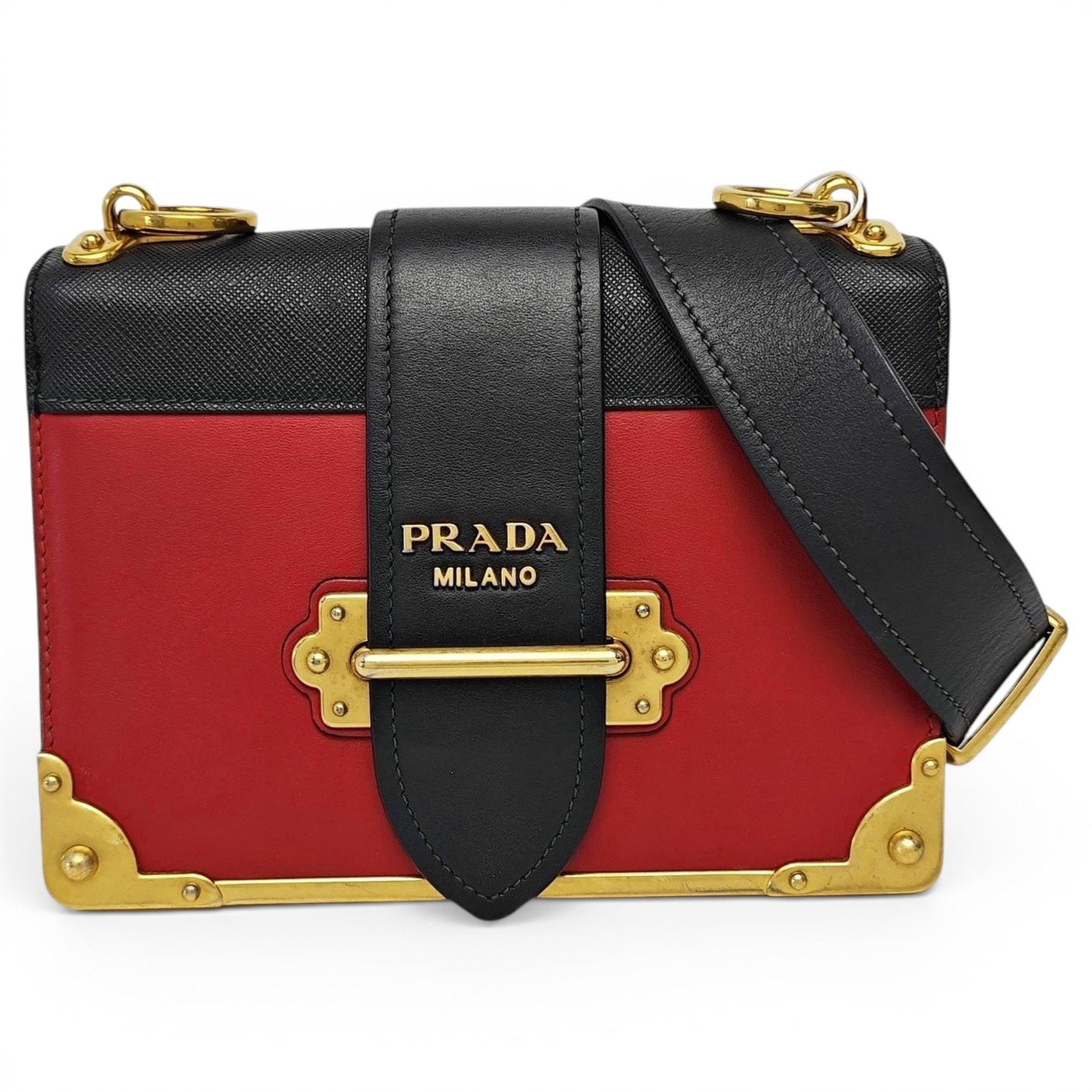 Cahier leather handbag