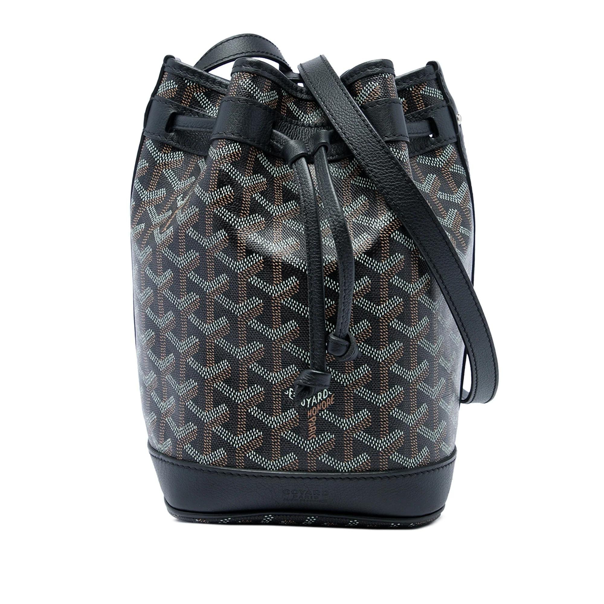 Goyard Minaudiere Goyardine cloth handbag