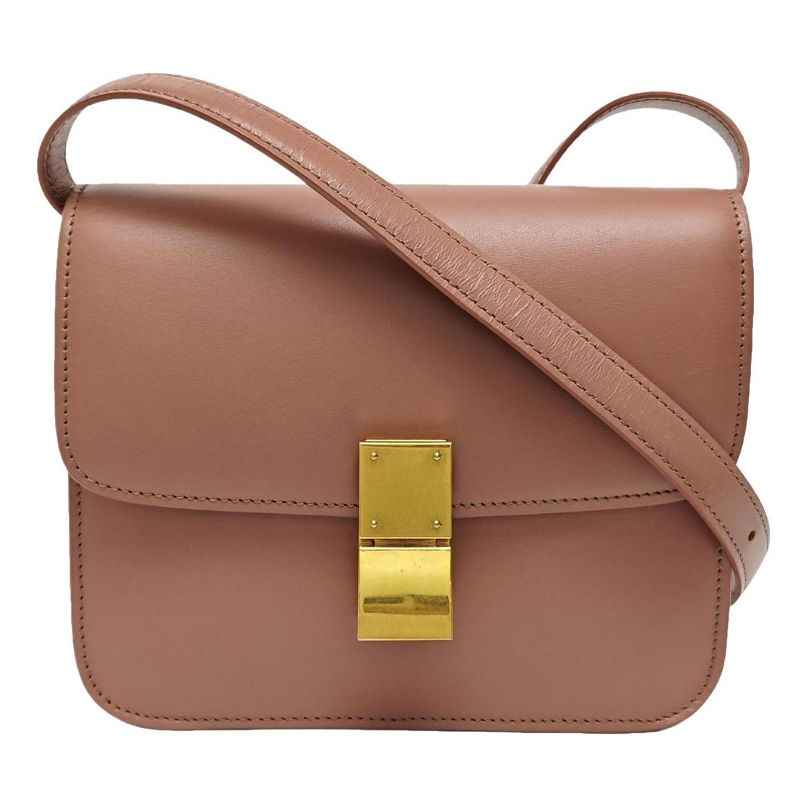 Classic leather crossbody bag