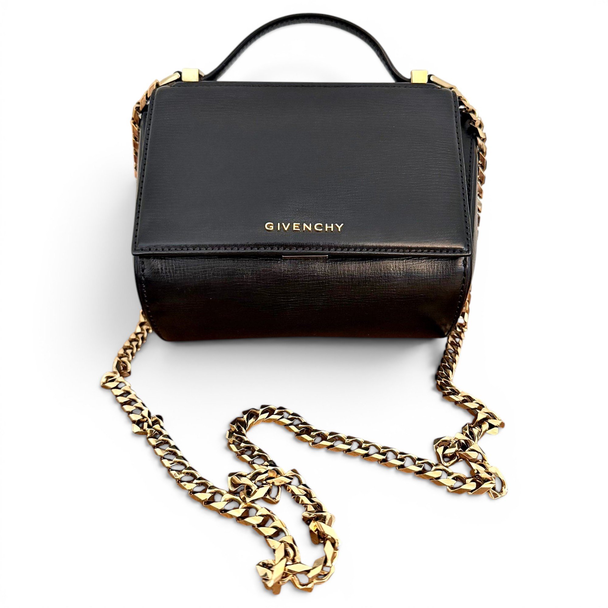 Pandora Box leather crossbody bag