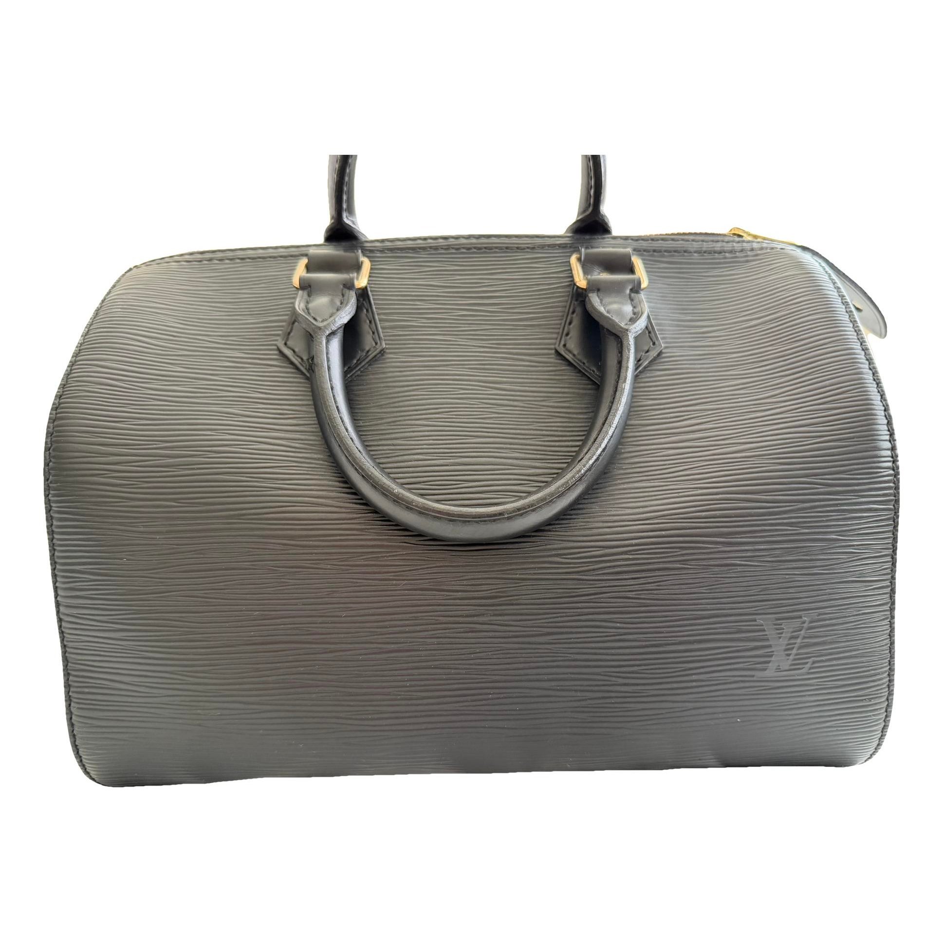 Speedy leather handbag