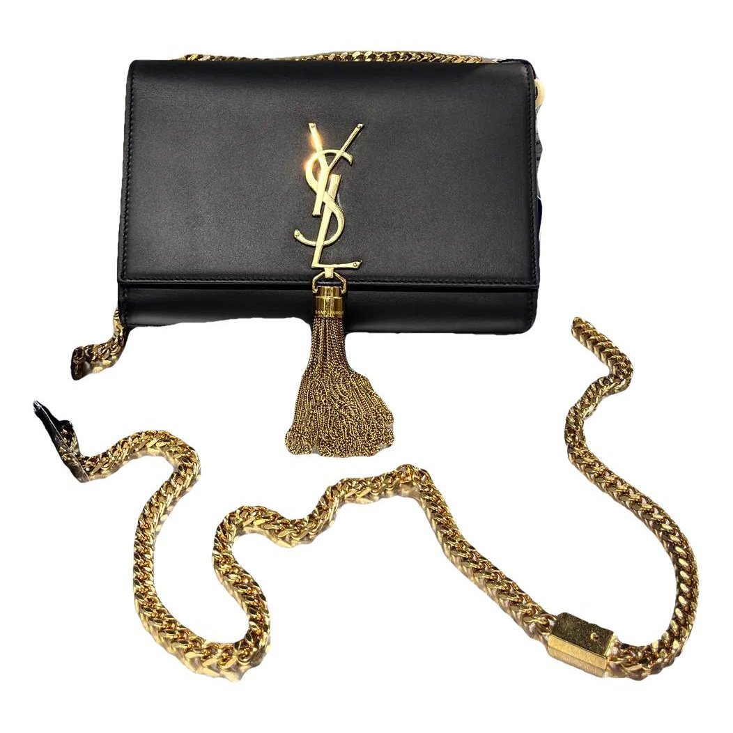 Pompom Kate leather crossbody bag