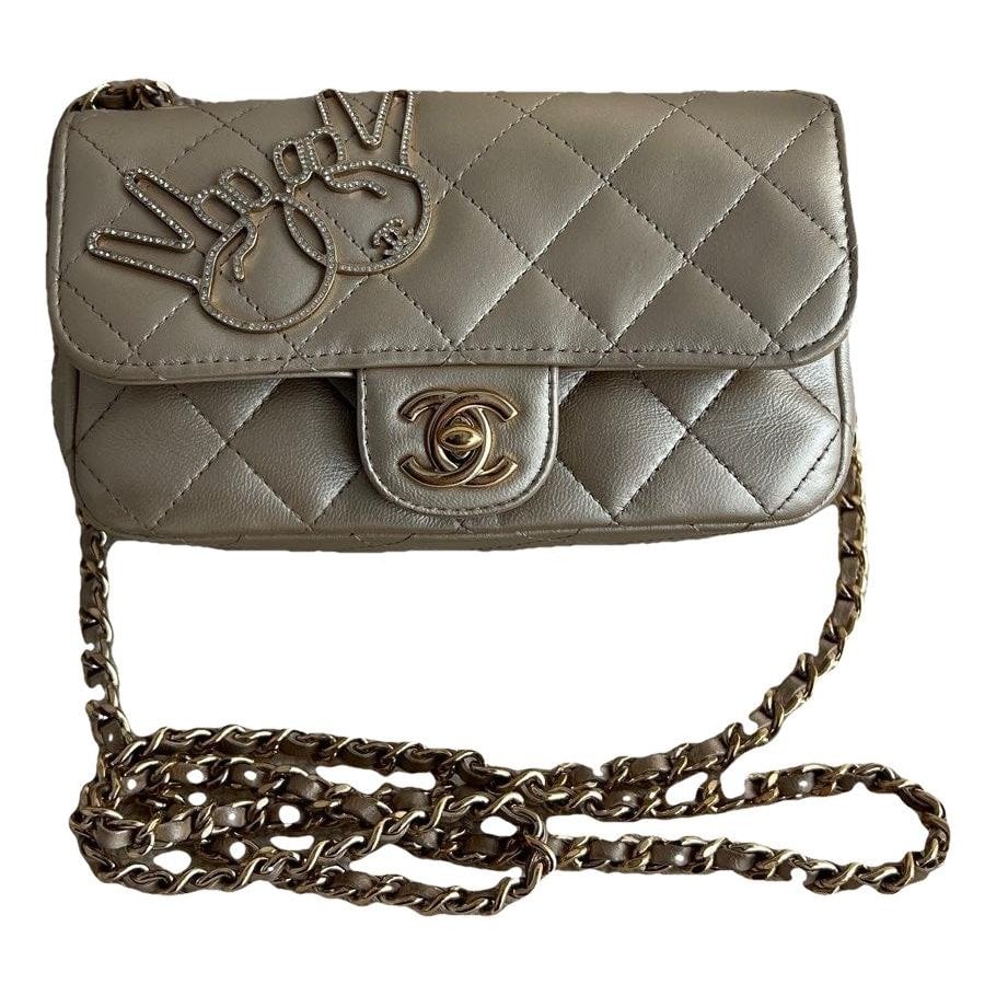 Leather mini bag