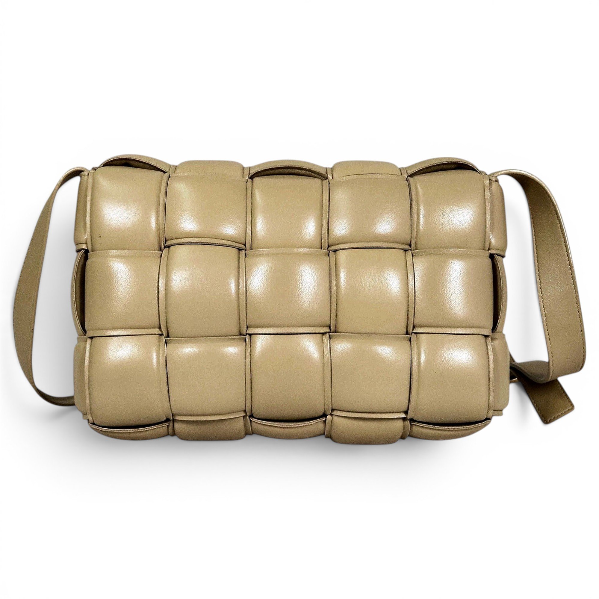 Cassette Padded leather handbag