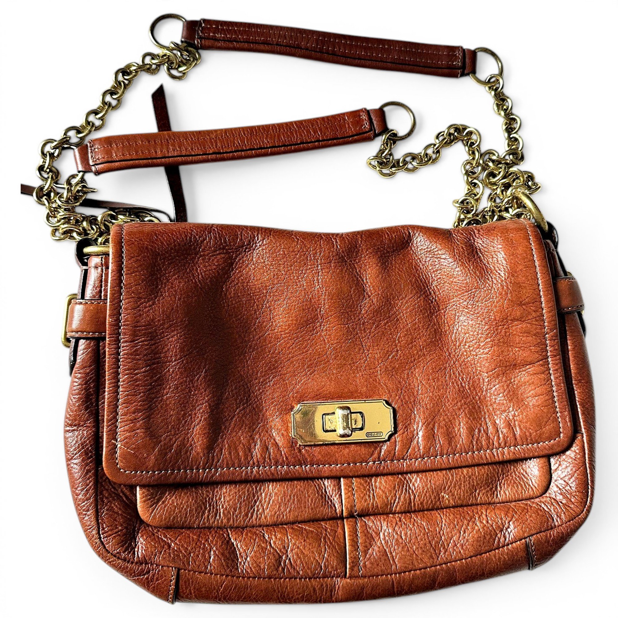 Leather handbag