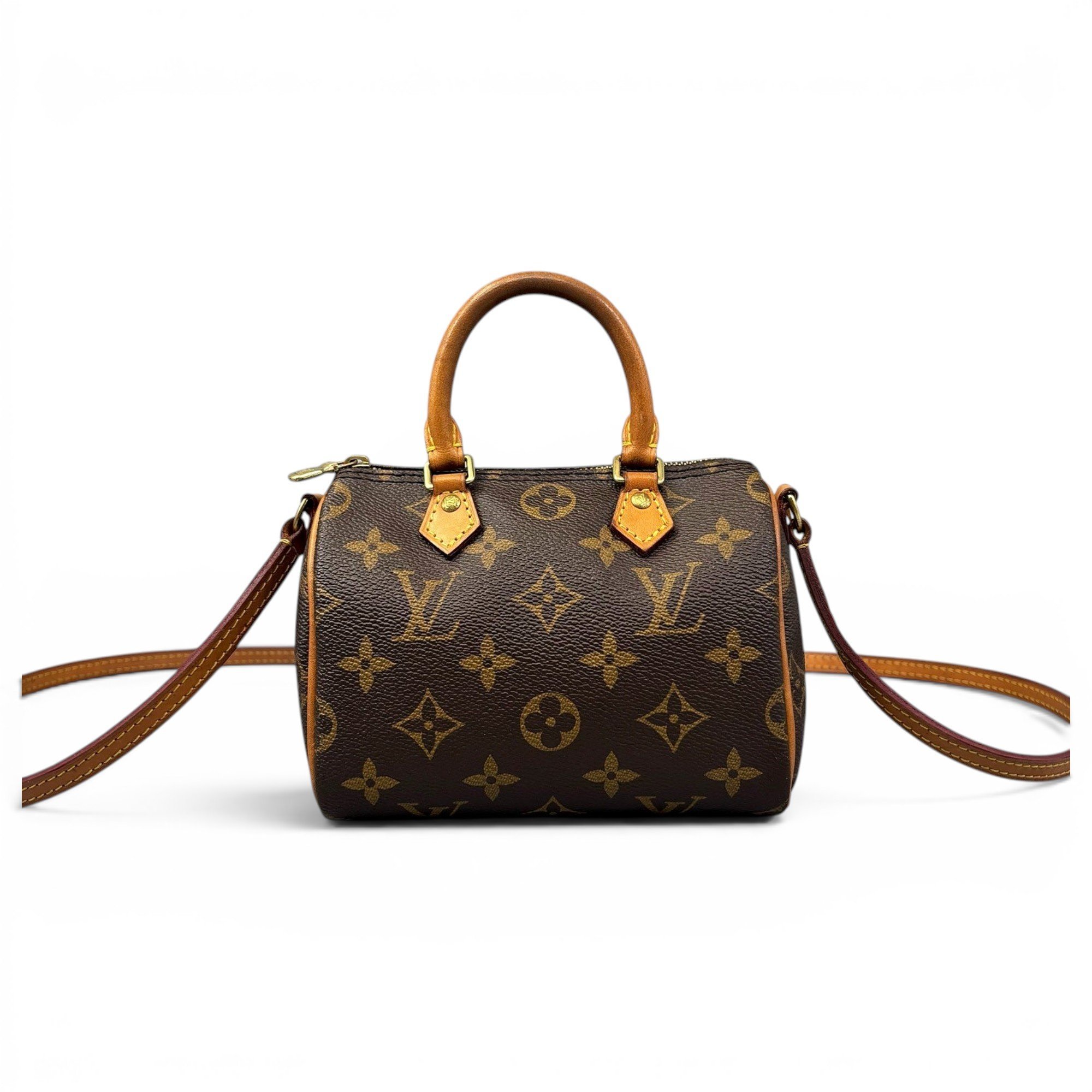 Nano Speedy / Mini HL leather handbag