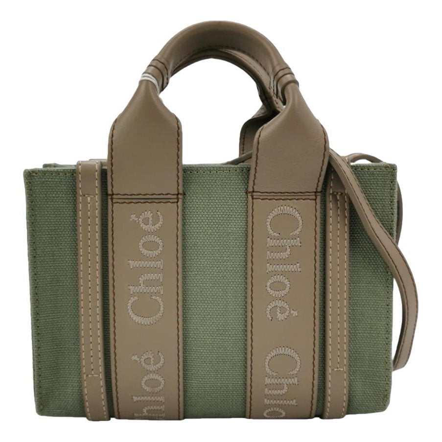 Chloe Woody cloth crossbody bag