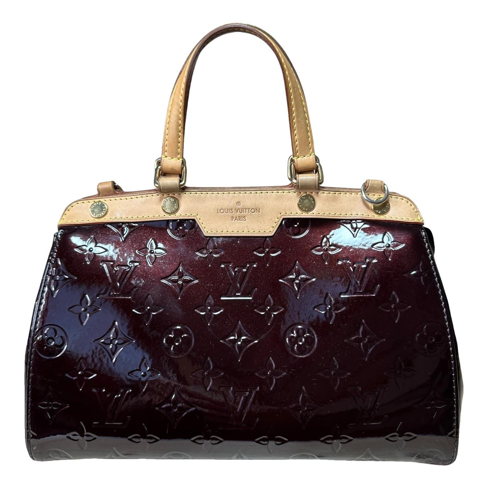 Bréa patent leather handbag