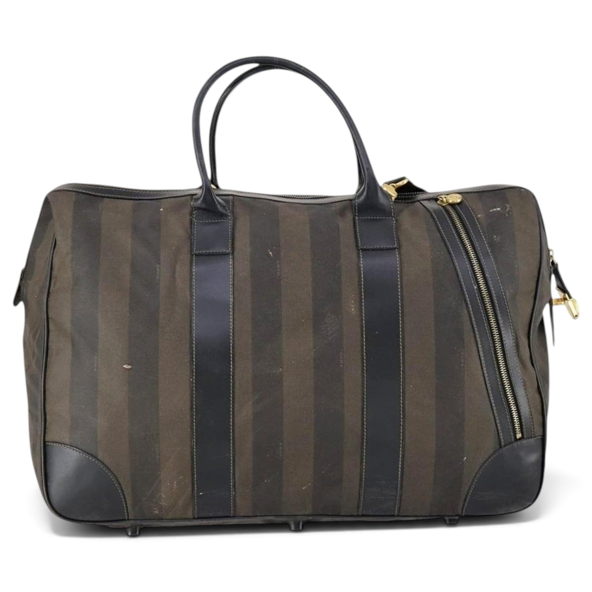 Leather bowling bag
