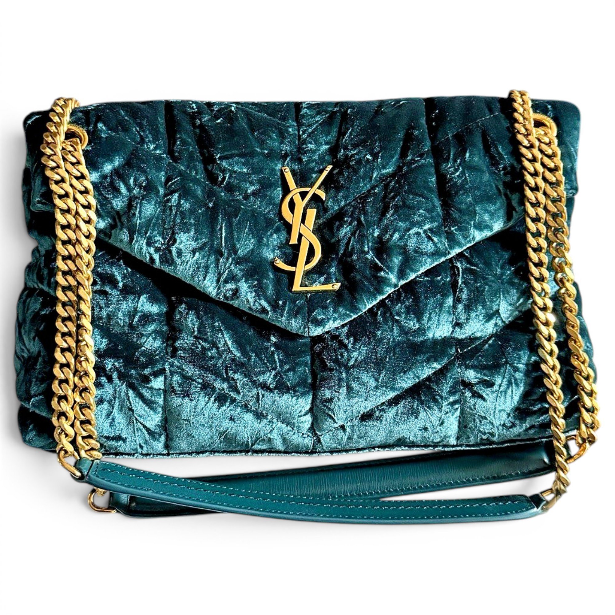Velvet handbag
