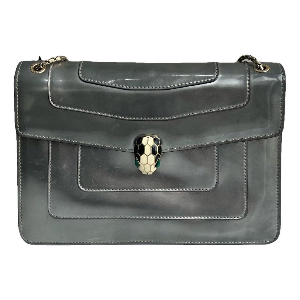 Serpenti leather handbag