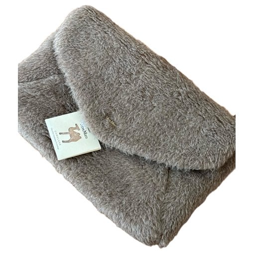 Max Mara Atelier wool clutch bag