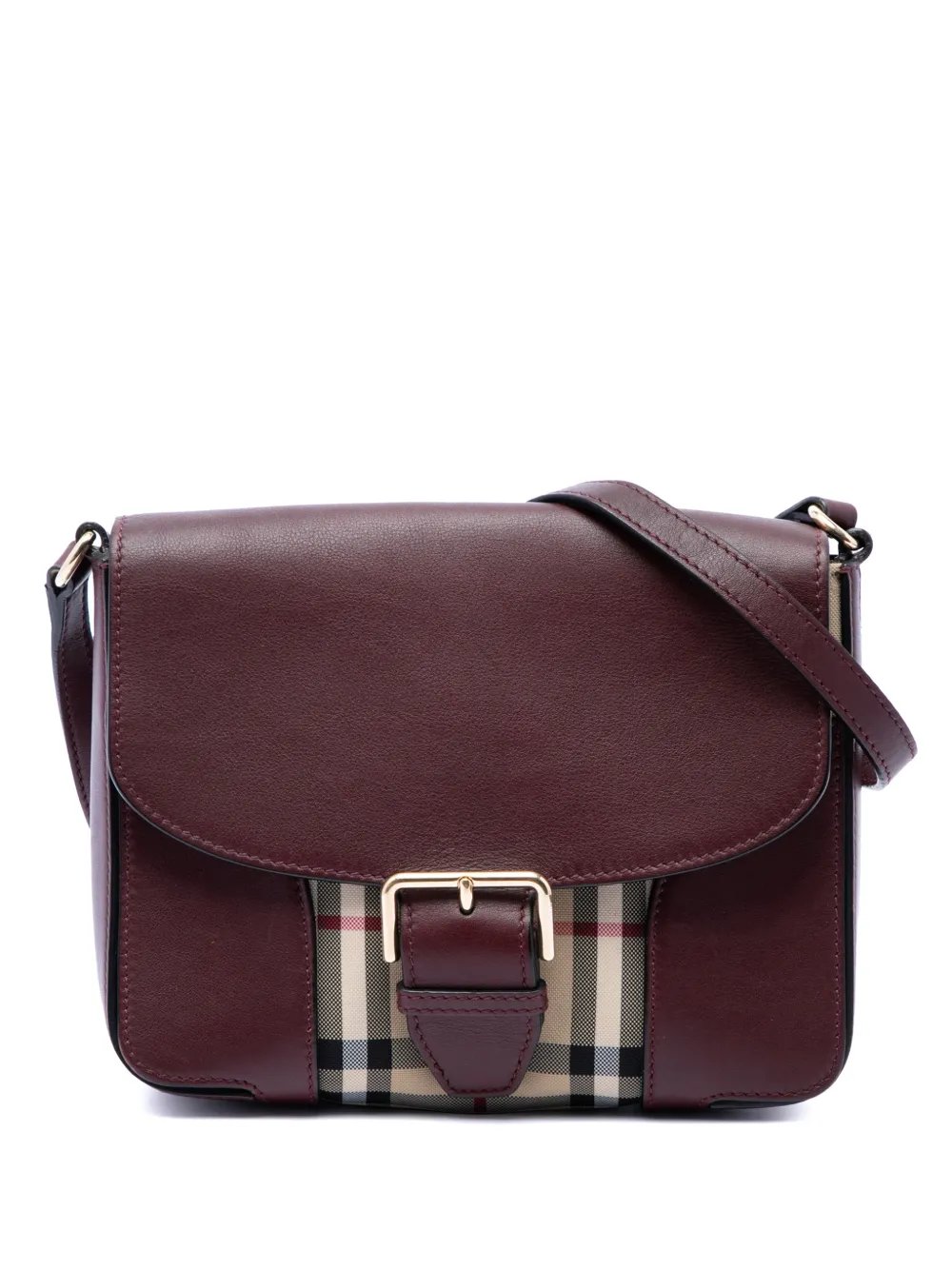 2000-2017 Small Haymarket Check Nylon and Leather Dickens crossbody bag